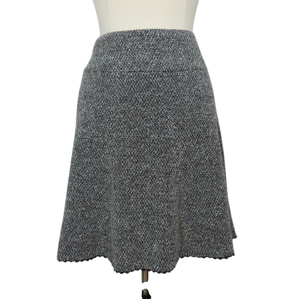 EXPRESS Skirt Womens size 8 Salt & Pepper A-Line